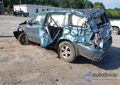 2007 Honda Pilot Ex-L from USA, damaged, VIN 5FNYF28507B019818